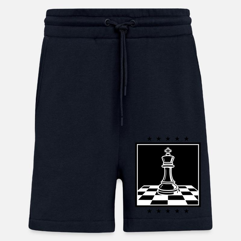 Chess King Chess - Short bio décontracté fabriqué en UE - DARK NAVY