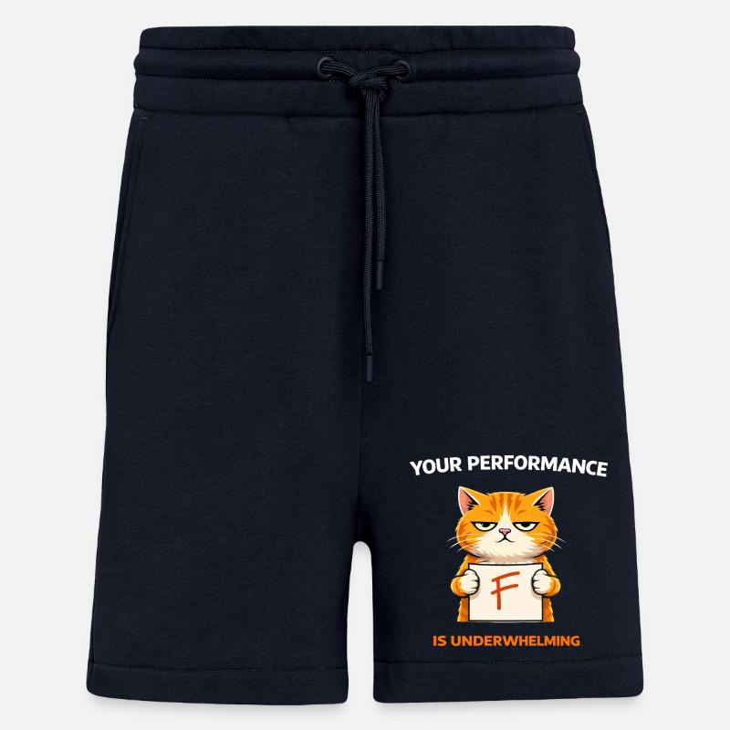 Underwhelming Cat Performance - Shorts - made by SPREAD - DARK NAVY