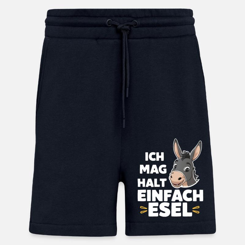 Esel Eselchen Maultier Muli - Shorts - made by SPREAD - DARK NAVY
