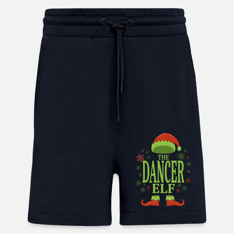 Danseur Elfe de Noël - Short bio décontracté fabriqué en UE - DARK NAVY