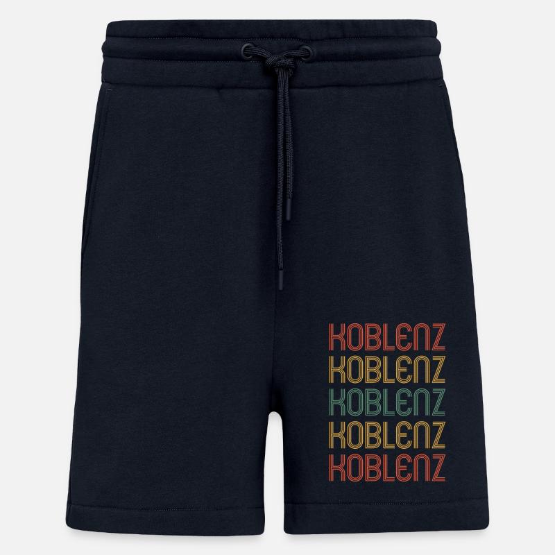 Coblenzerin Coblence Coblence - Short bio décontracté fabriqué en UE - DARK NAVY