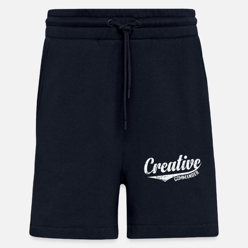 Commandant créatif - Short bio décontracté fabriqué en UE - DARK NAVY