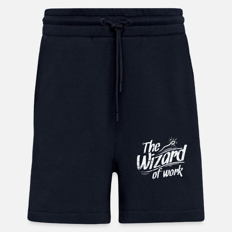 Le magicien du travail - Short bio décontracté fabriqué en UE - DARK NAVY