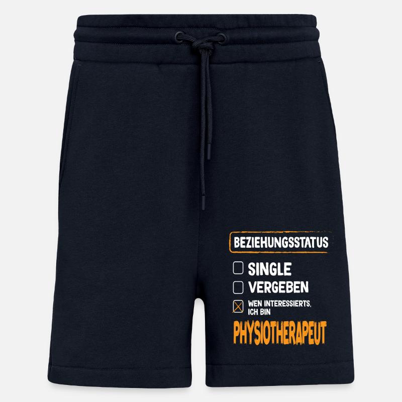 Kinésithérapeute Statut relationnel Physiothérapie - Short bio décontracté fabriqué en UE - DARK NAVY