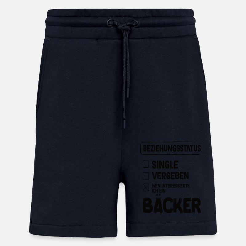 Bäcker Beziehungsstatus Back Backwaren Backen - Shorts - made by SPREAD - DARK NAVY
