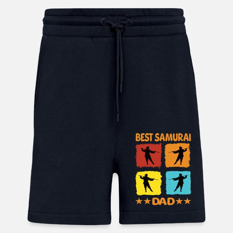 Best Samurai Dad - Shorts - made by SPREAD - DARK NAVY