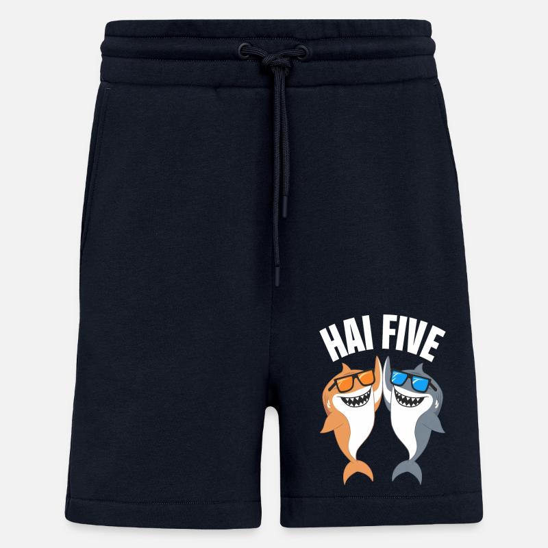 Requin Requin Requins Requin - Short bio décontracté fabriqué en UE - DARK NAVY