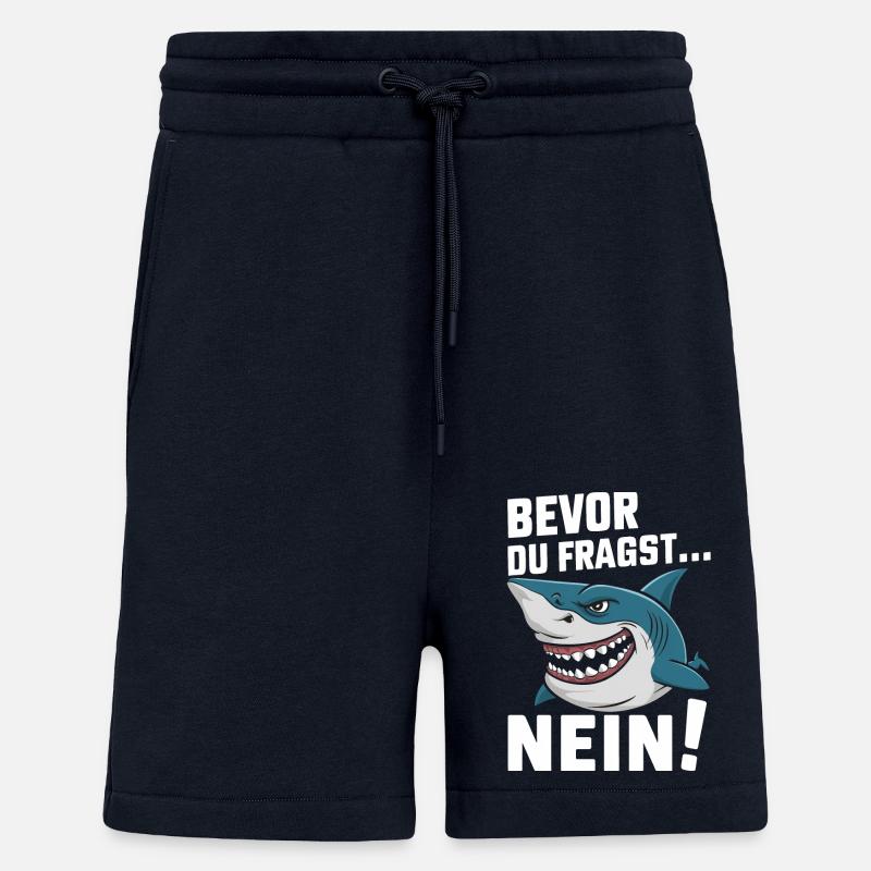 Requin Requin Requins Requin - Short bio décontracté fabriqué en UE - DARK NAVY