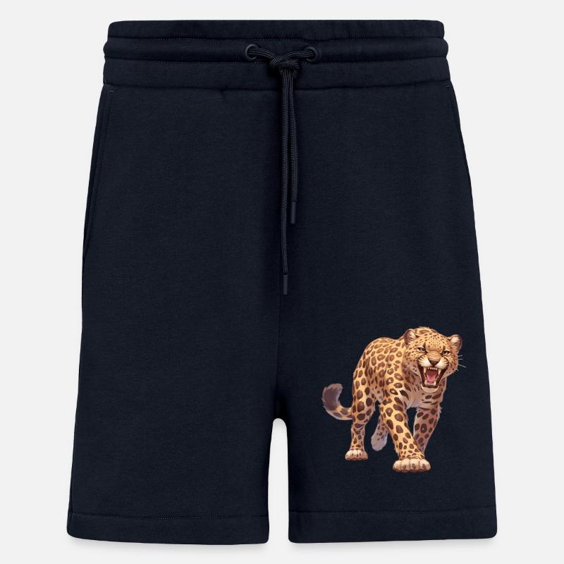 Léopard léopard - Short bio décontracté fabriqué en UE - DARK NAVY