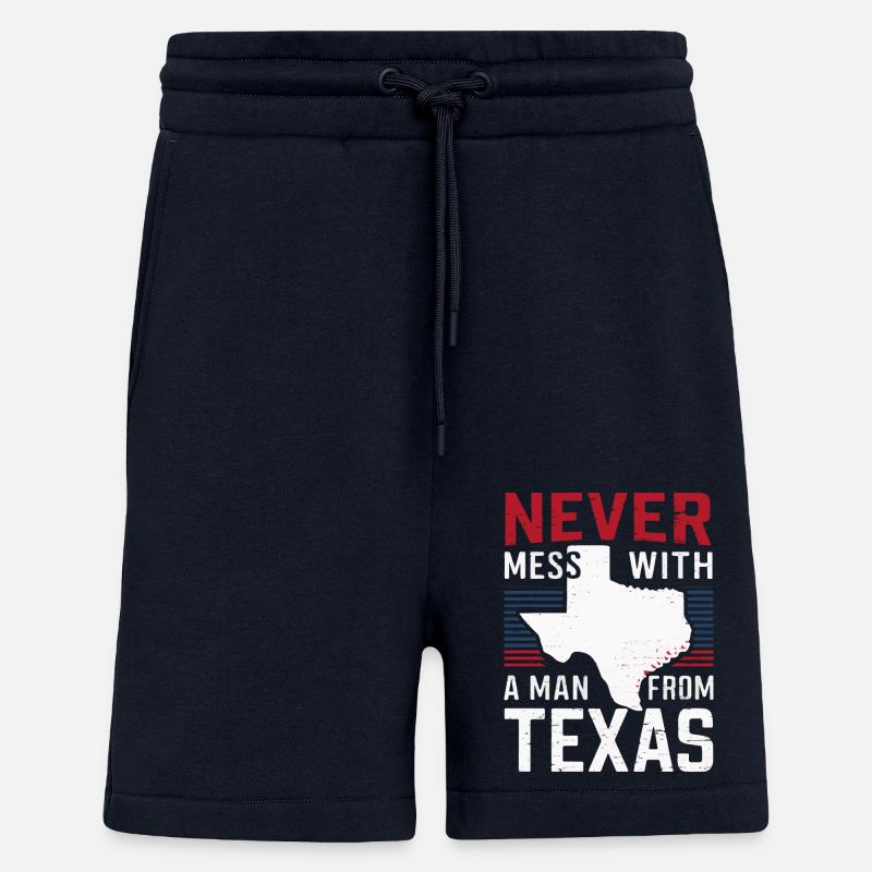 Texas State Texans Texas - Shorts - made by SPREAD - DARK NAVY