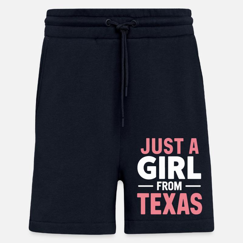État du Texas Texans Texas - Short bio décontracté fabriqué en UE - DARK NAVY