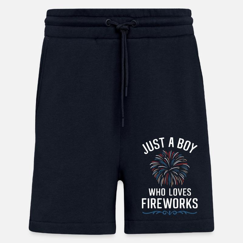 Pyrotechnie Feux d’artifice Pyrotechnie - Short bio décontracté fabriqué en UE - DARK NAVY