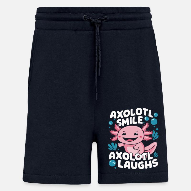 Poisson axolotl - Short bio décontracté fabriqué en UE - DARK NAVY