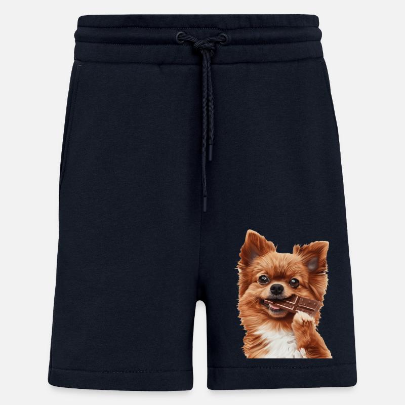 Chien - Short bio décontracté fabriqué en UE - DARK NAVY