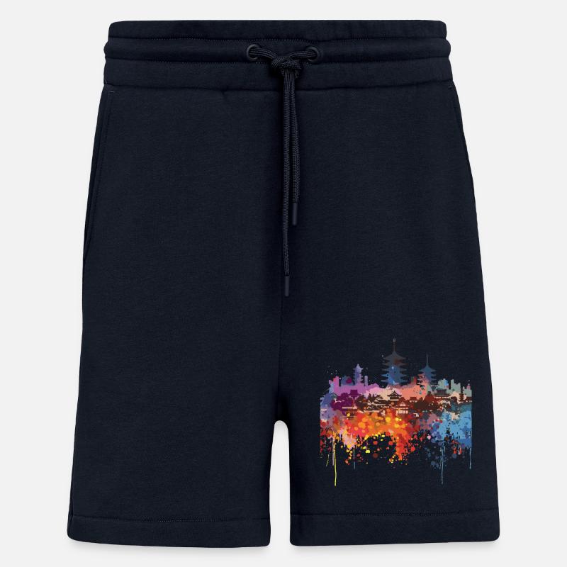 Hikone - Shorts - made by SPREAD - DARK NAVY