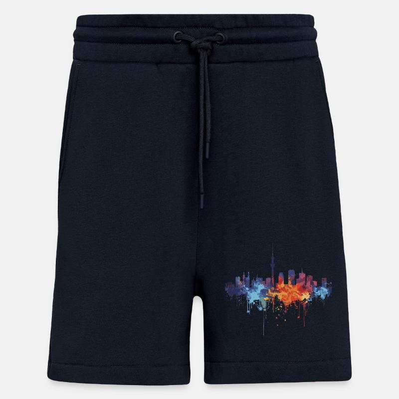 Hiroshima - Short bio décontracté fabriqué en UE - DARK NAVY
