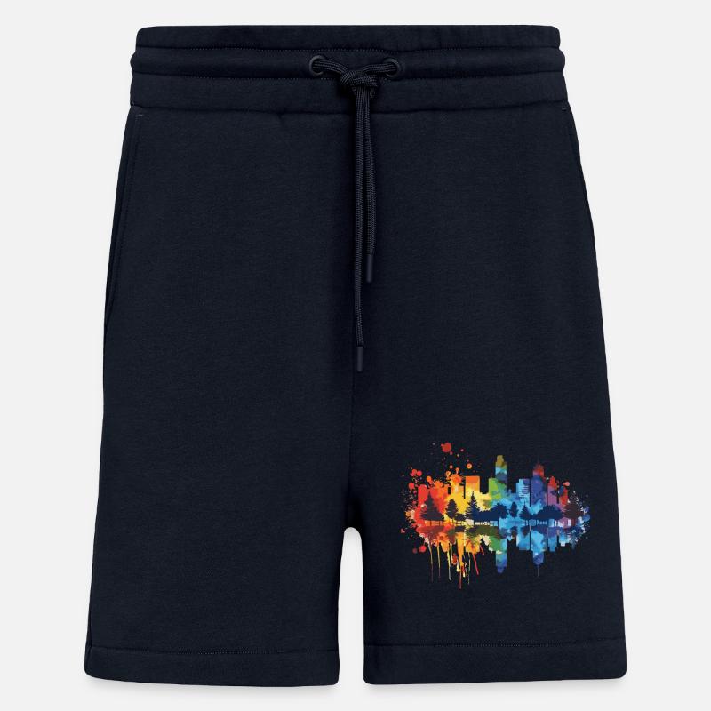 Purmerend - Short bio décontracté fabriqué en UE - DARK NAVY