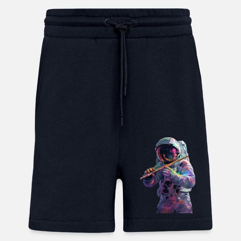 Astronaut Querflöte - Shorts - made by SPREAD - DARK NAVY