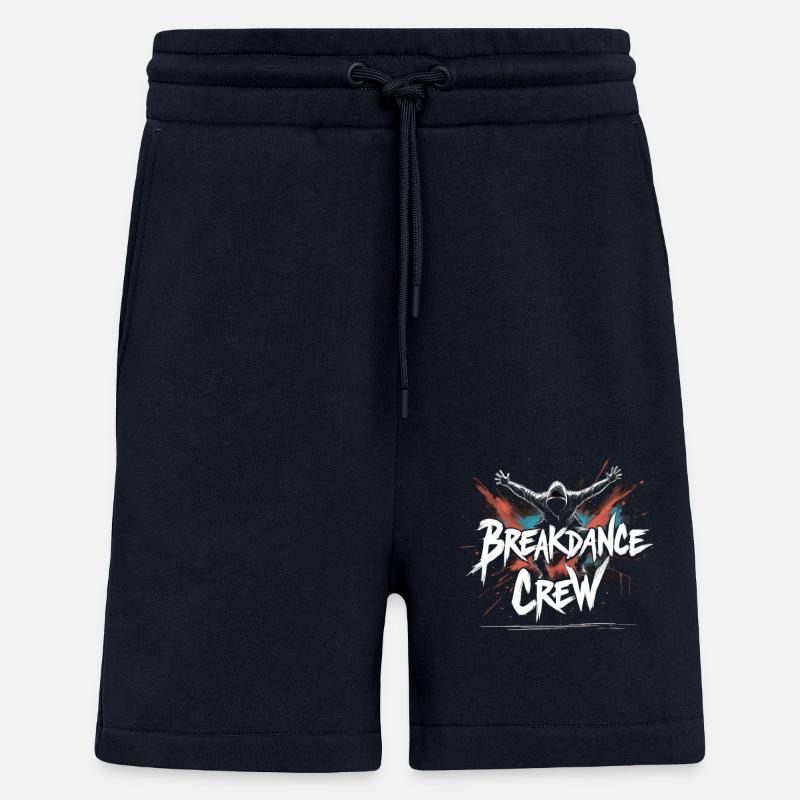 Breakdance Crew Breakdance Breakdancing Breakdance - Shorts - made by SPREAD - DARK NAVY