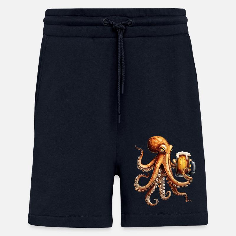 Tintenfisch Bier - Shorts - made by SPREAD - DARK NAVY