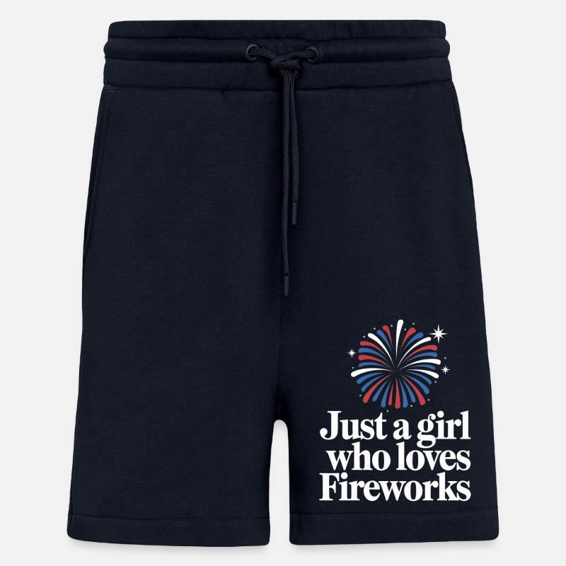Pyrotechnie Feux d’artifice Pyrotechnie - Short bio décontracté fabriqué en UE - DARK NAVY