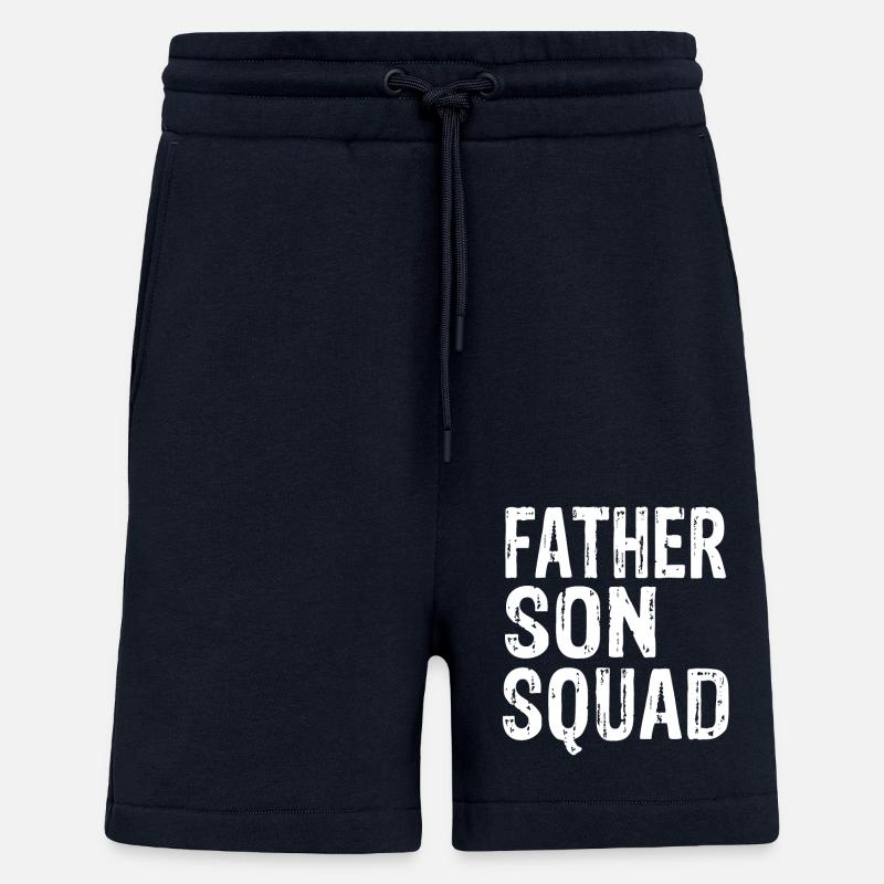 Escouade père-fils - Short bio décontracté fabriqué en UE - DARK NAVY