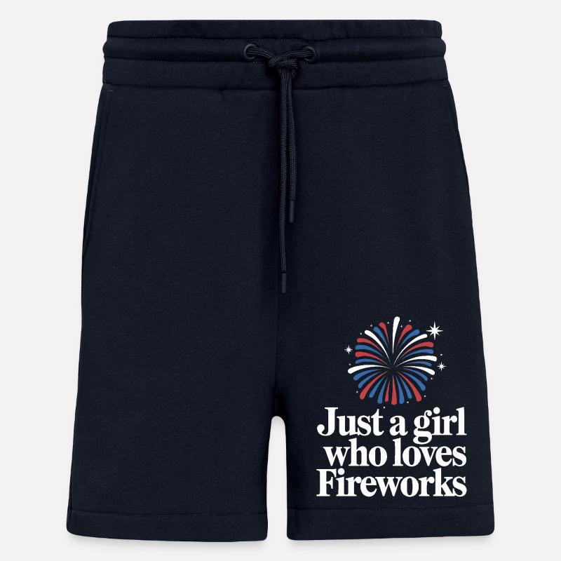Pyrotechnie Feux d’artifice Pyrotechnie - Short bio décontracté fabriqué en UE - DARK NAVY