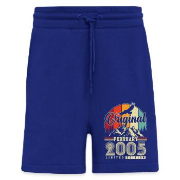 Original Février 2005 Vintage Anniversaire - Short bio décontracté fabriqué en UE - Iconic Blue - Devant