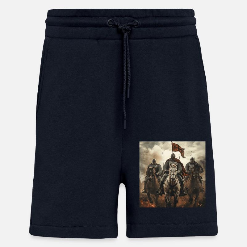 Ritter auf Pferd - Shorts - made by SPREAD - DARK NAVY
