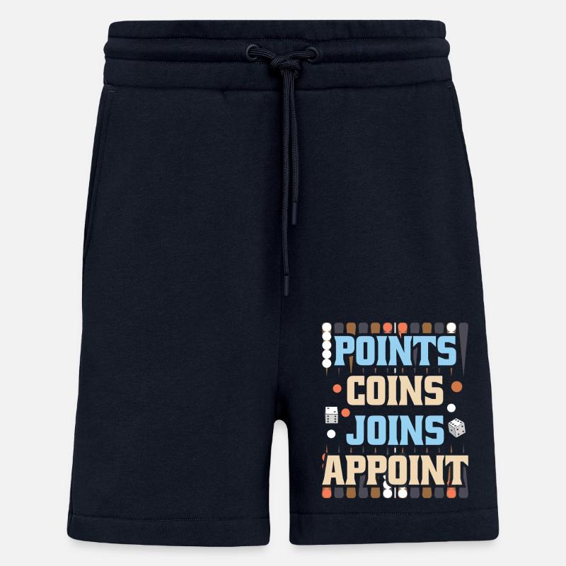 Backgammon Spiel - Shorts - made by SPREAD - DARK NAVY