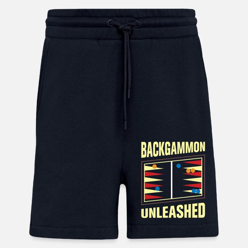 Backgammon Spiel - Shorts - made by SPREAD - DARK NAVY