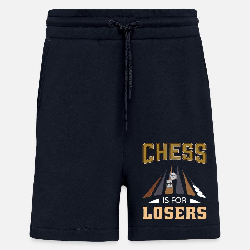 Backgammon Spiel - Shorts - made by SPREAD - DARK NAVY