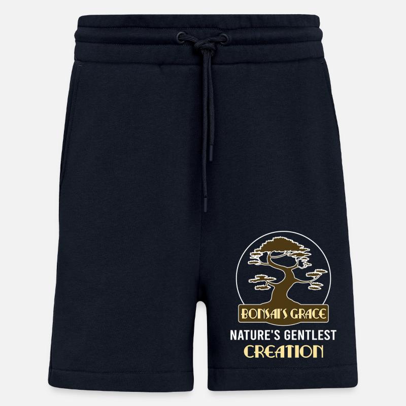Bonsai Tree - Shorts - made by SPREAD - DARK NAVY