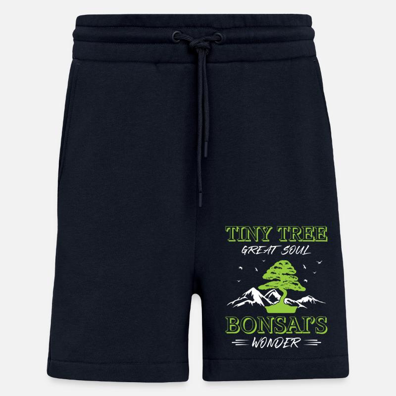 Bonsai Tree - Shorts - made by SPREAD - DARK NAVY