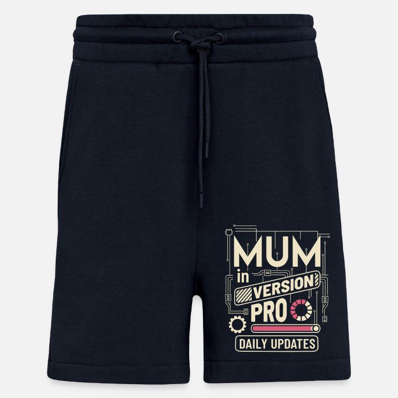 MAMAN VERSION PRO - Short bio décontracté fabriqué en UE - DARK NAVY