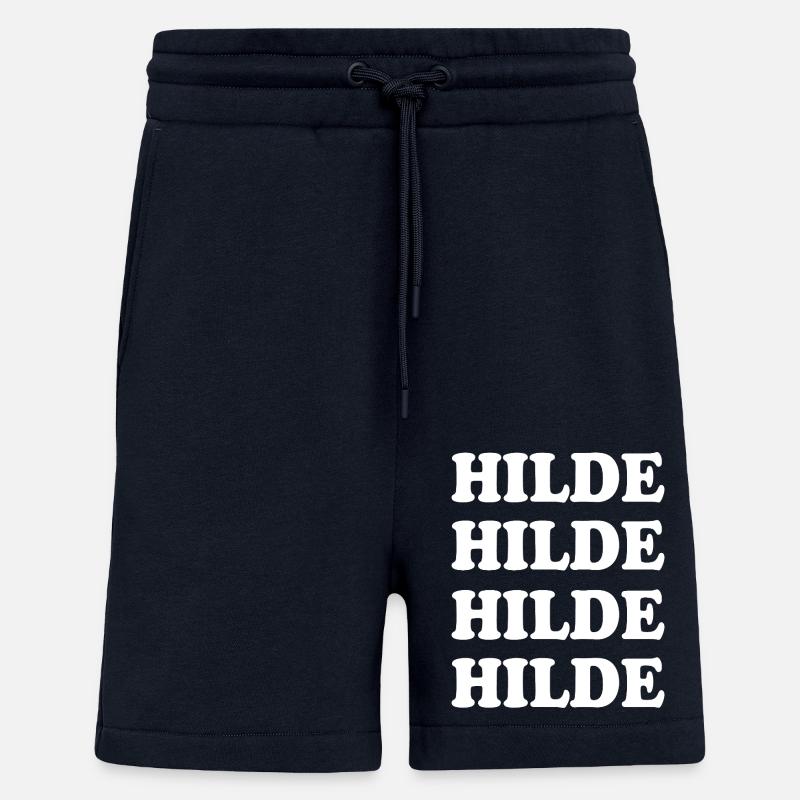 Hilde comme nom - Short bio décontracté fabriqué en UE - DARK NAVY