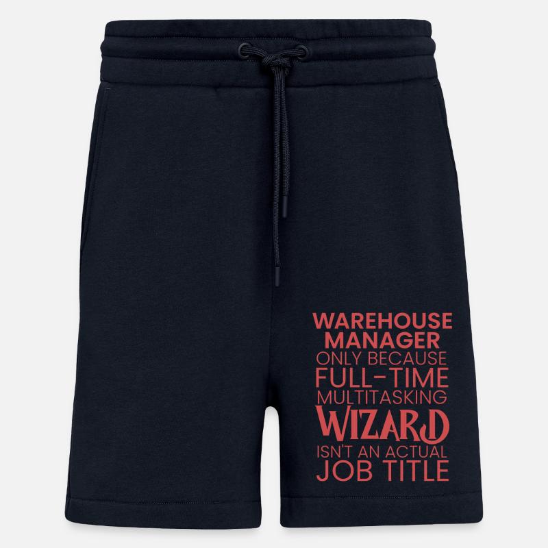 Assistant multitâche du gestionnaire d’entrepôt - Short bio décontracté fabriqué en UE - DARK NAVY