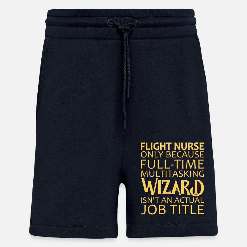 Flight Nurse Wizard Air Rescue - Shorts - made by SPREAD - DARK NAVY