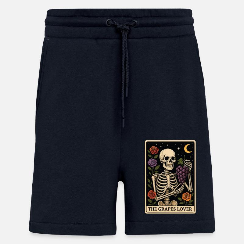 Tarot au raisin - Short bio décontracté fabriqué en UE - DARK NAVY