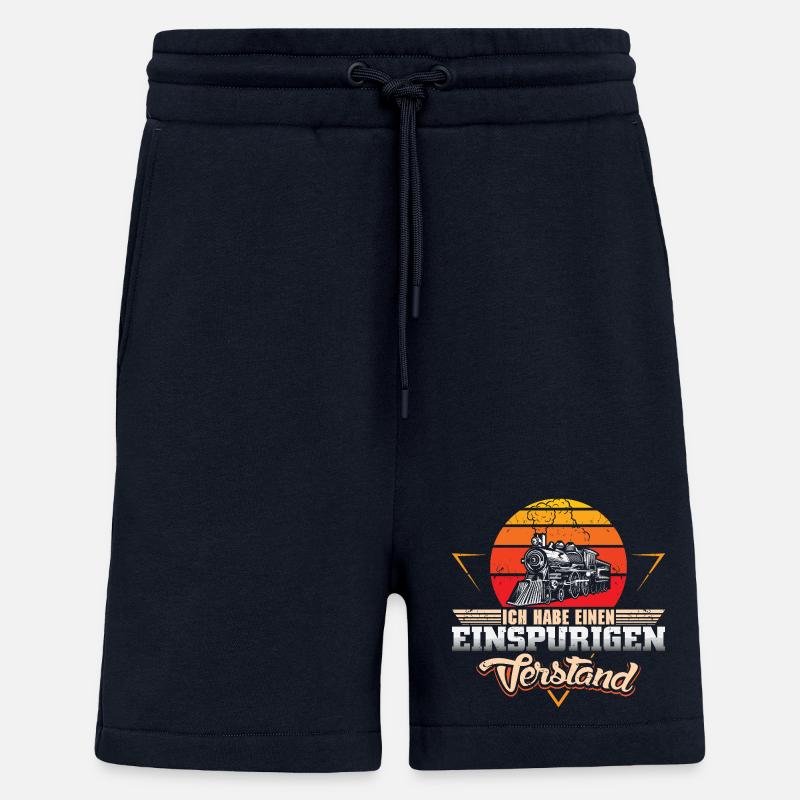 Modellbahn Modelleisenbahn Eisenbahn - Shorts - made by SPREAD - DARK NAVY