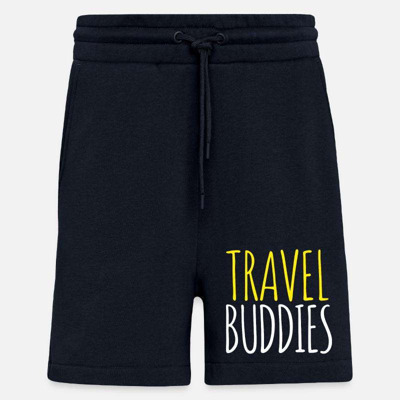 Compagnons de voyage - Short bio décontracté fabriqué en UE - DARK NAVY