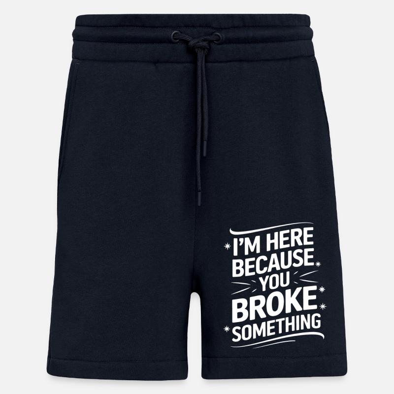 Technischer Support Computerfreak Nerd - Shorts - made by SPREAD - DARK NAVY