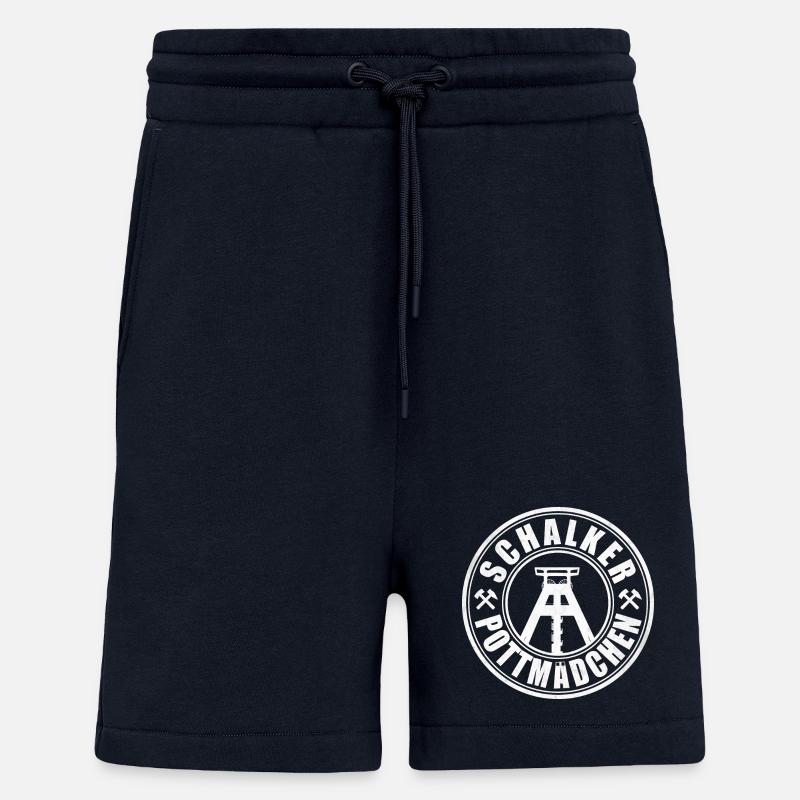 Schalker Pottmädchen | Ruhrpott Mädchen - Shorts - made by SPREAD - DARK NAVY