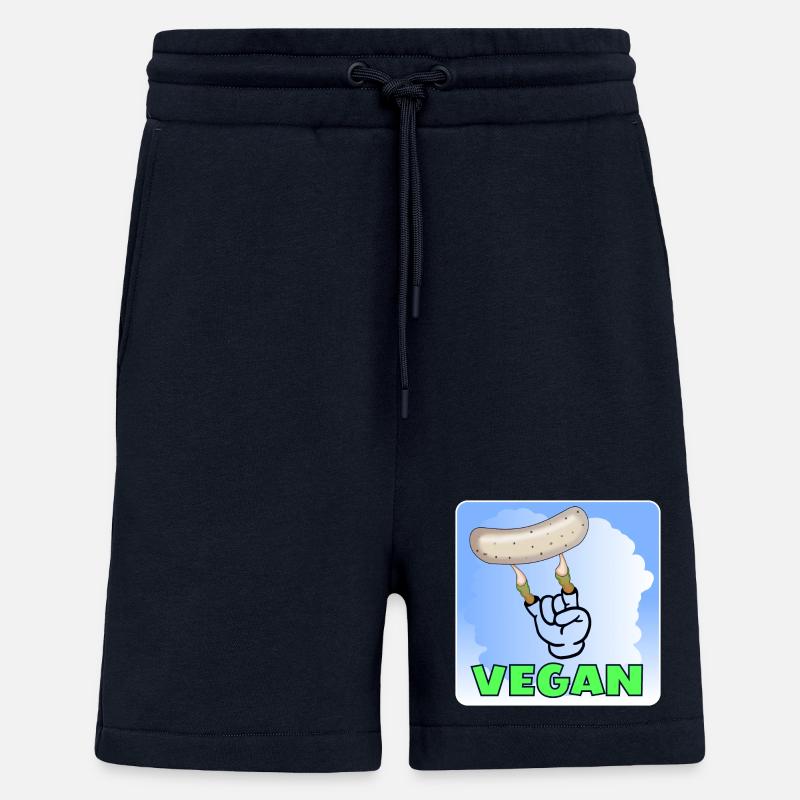 VEGANE WURST - ESSEN ZOMBIE - Shorts - made by SPREAD - DARK NAVY