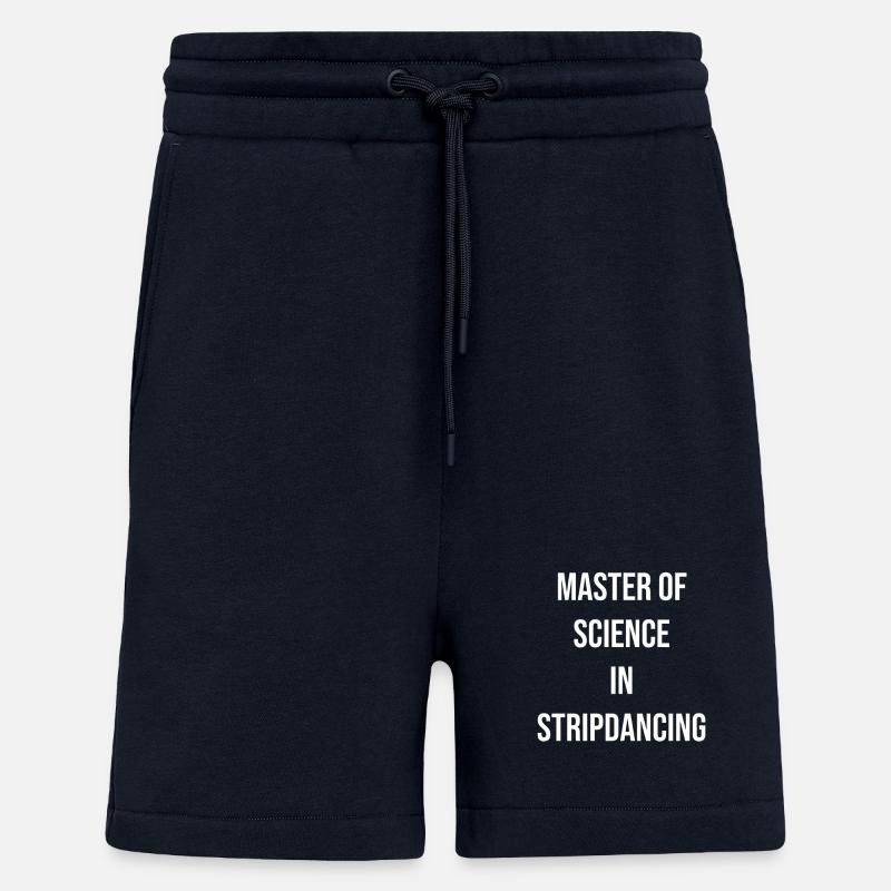 Maître en sciences en striptease - Short bio décontracté fabriqué en UE - DARK NAVY