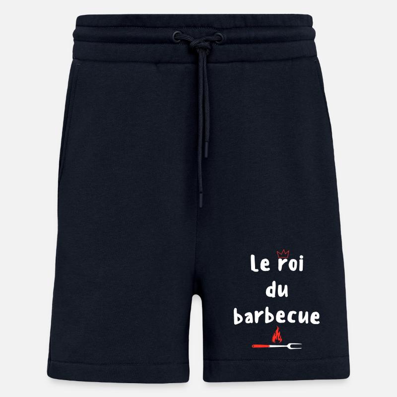 Le roi du barbecue - Short bio décontracté fabriqué en UE - DARK NAVY