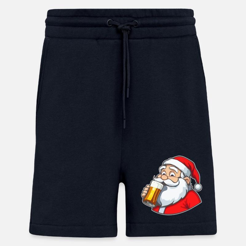 Weihnachtsmann mit Bier - Shorts - made by SPREAD - DARK NAVY