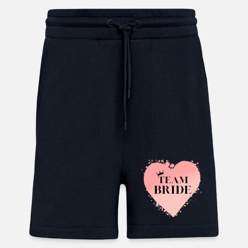 Team Bride Heart! Customisable - Shorts - made by SPREAD - DARK NAVY