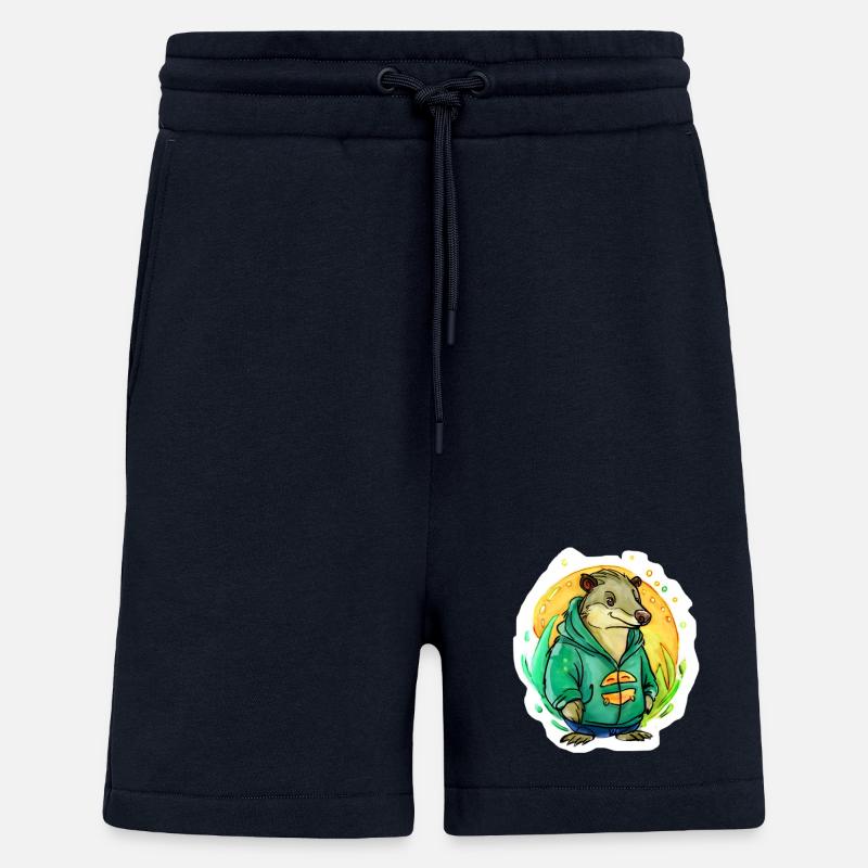 Petit rat d’eau - Short bio décontracté fabriqué en UE - DARK NAVY