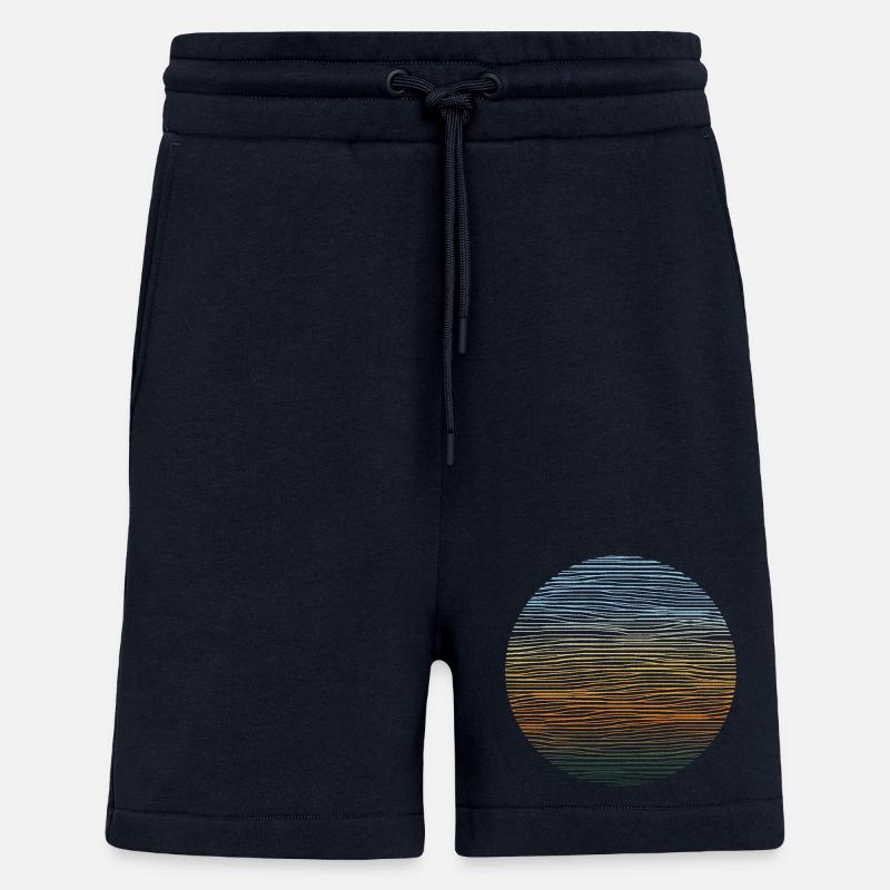 Aventure Abenteuer Illustration - Short bio décontracté fabriqué en UE - DARK NAVY